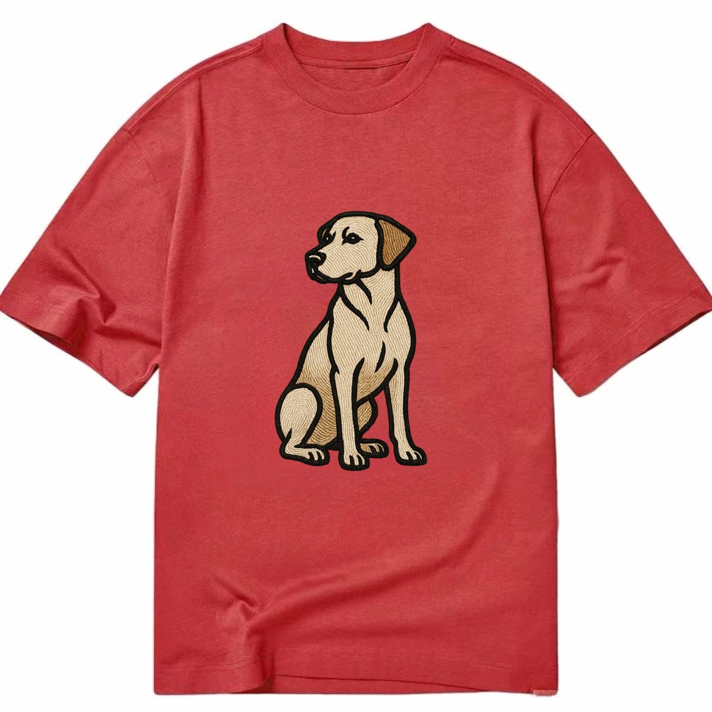 Rhodesian Ridgeback - Red wheaten sittin Classic T-shirt - Red