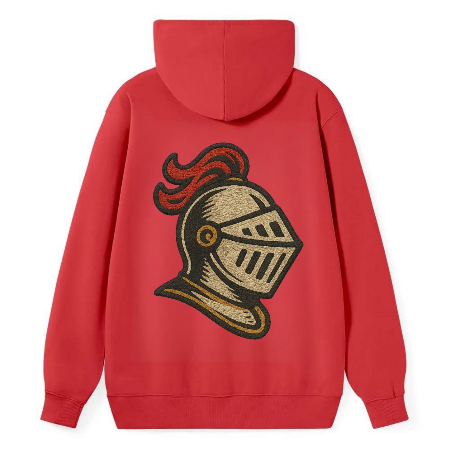 Knight Helmet - Classic Pullover Hoodie - Red