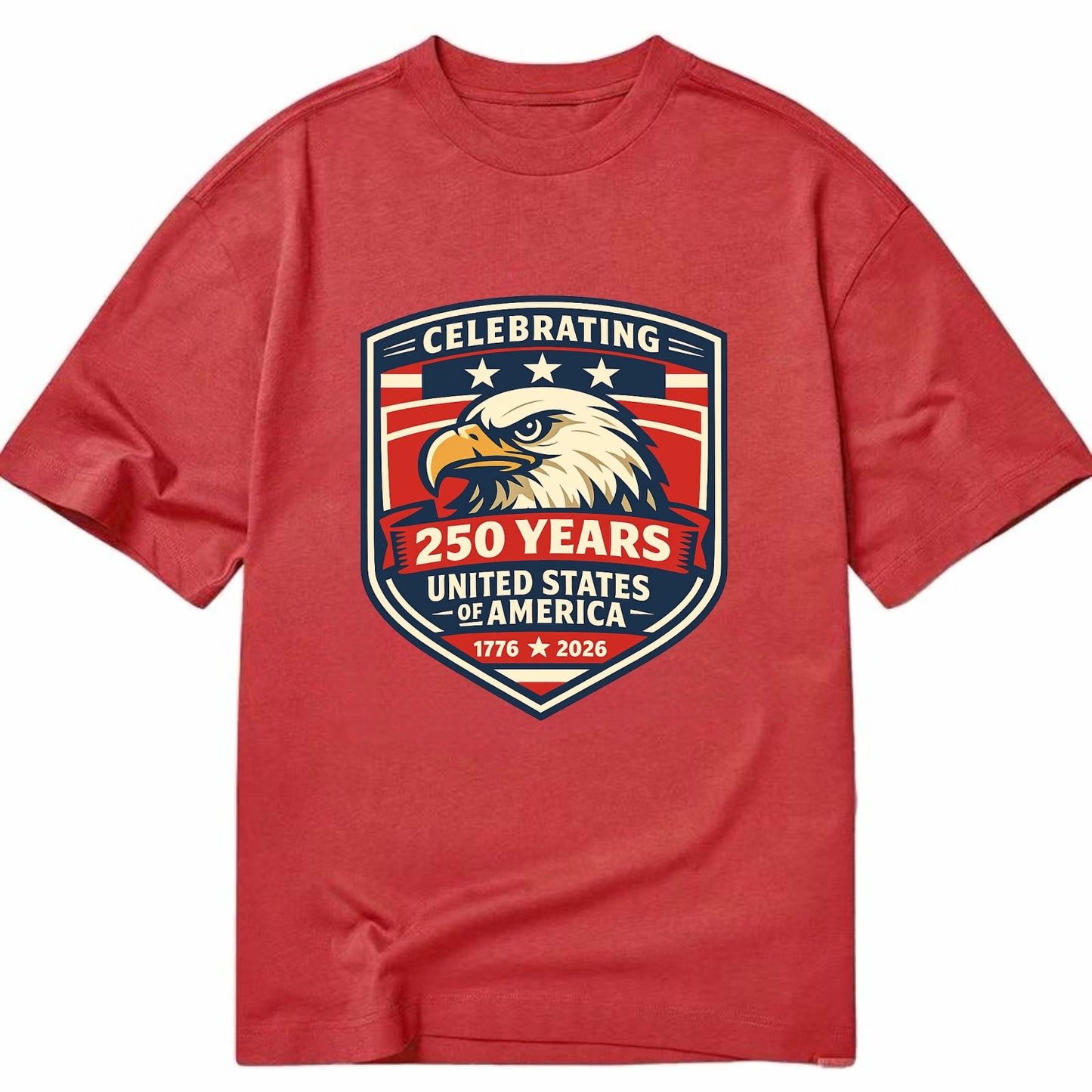 Heritage Eagle Emblem - Classic T-shirt - Red