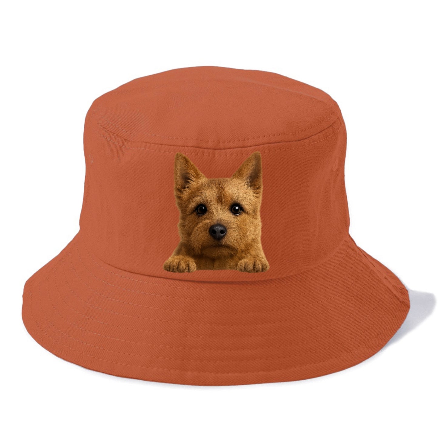 Norwich Terrier - Bucket Hat - Red