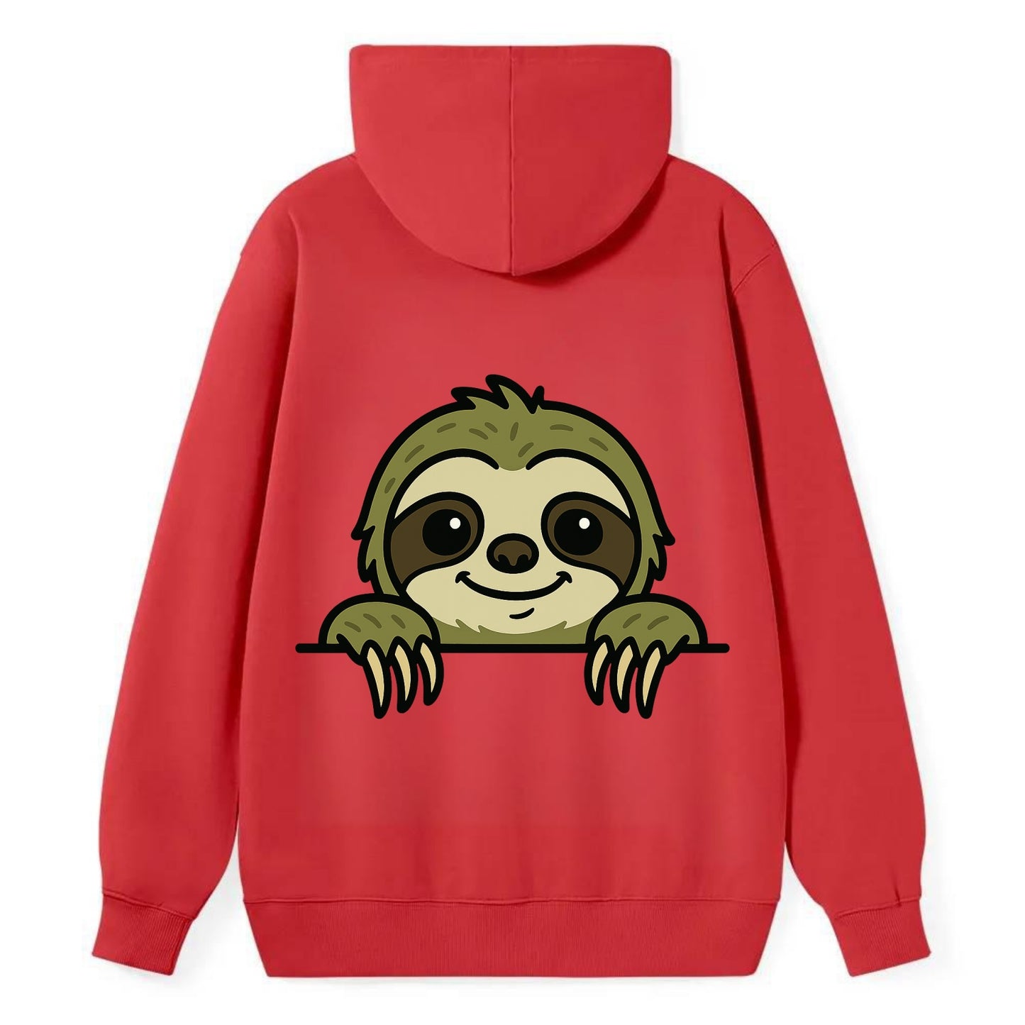 Sloth - Classic Pullover Hoodie - Red