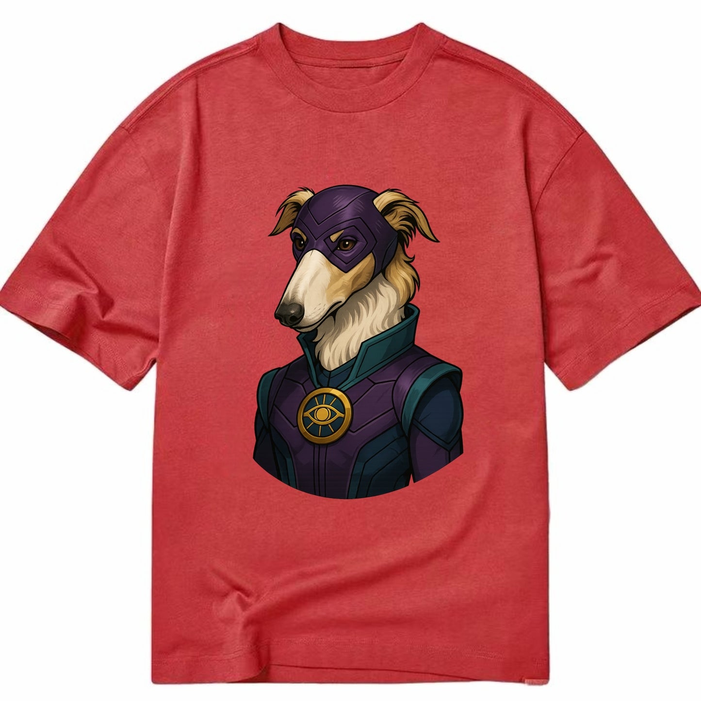 Borzoi Mystic Hero - Classic T-shirt - Red