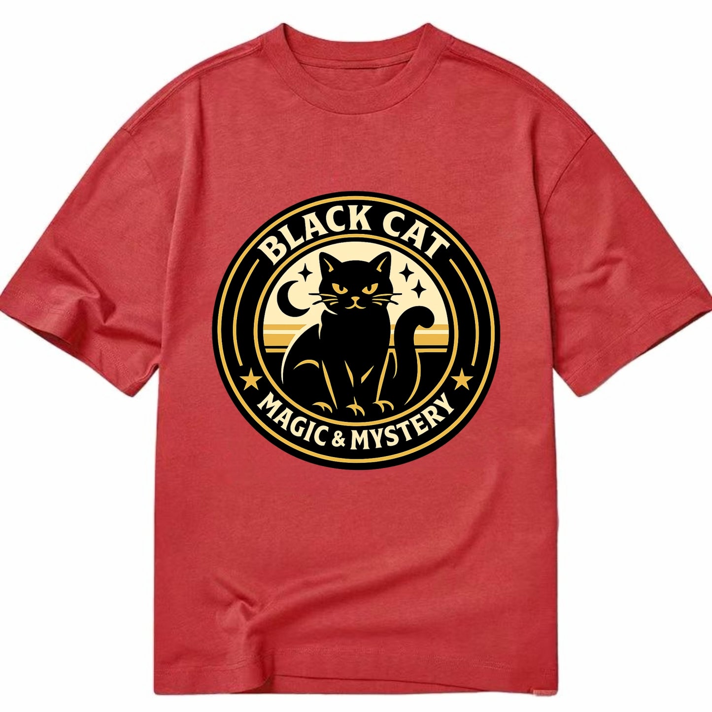 Midnight Prowler Emblem - Classic T-shirt - Red