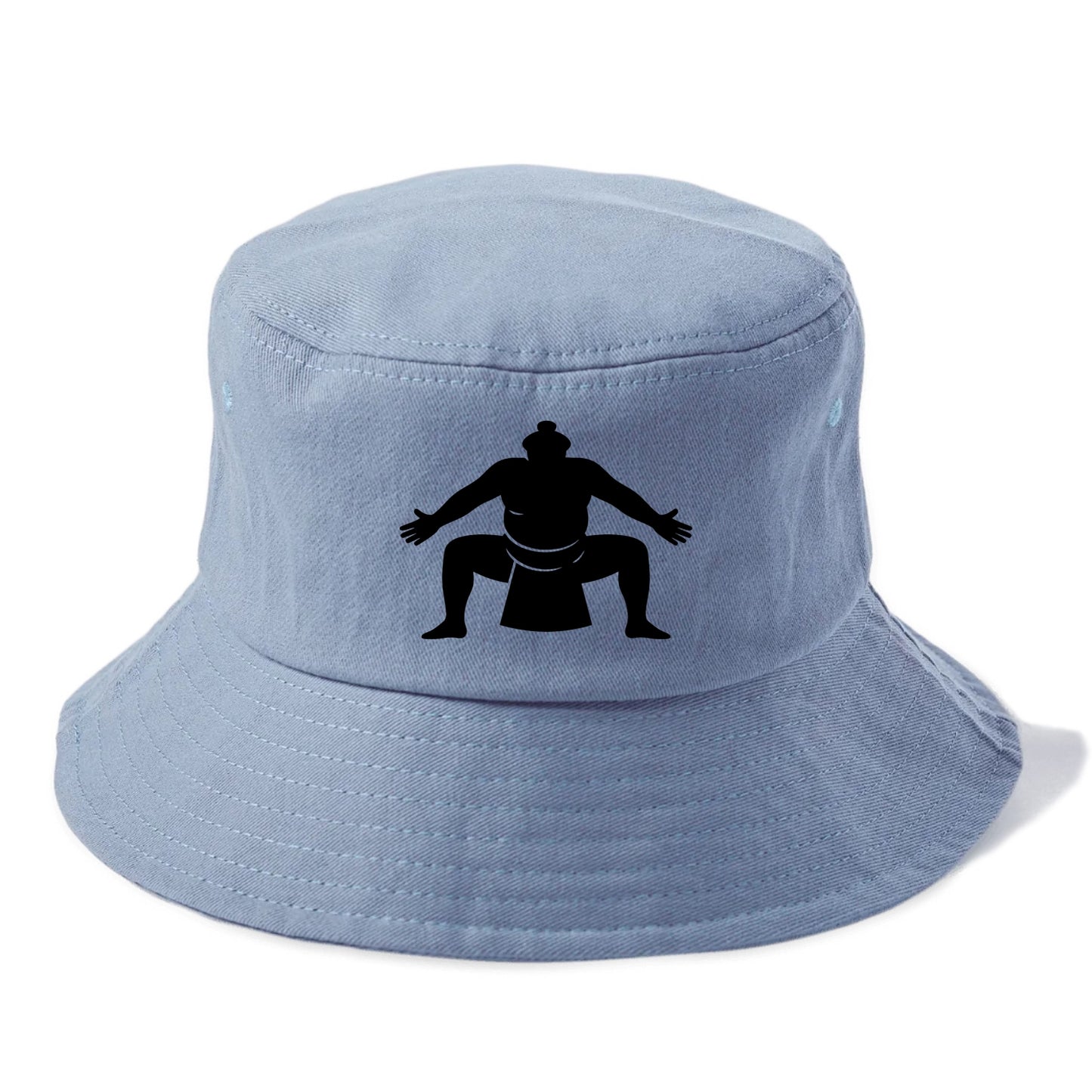 Japanese sumo wrestler ceremonial stance - Bucket Hat - Summer Sky(Blue)