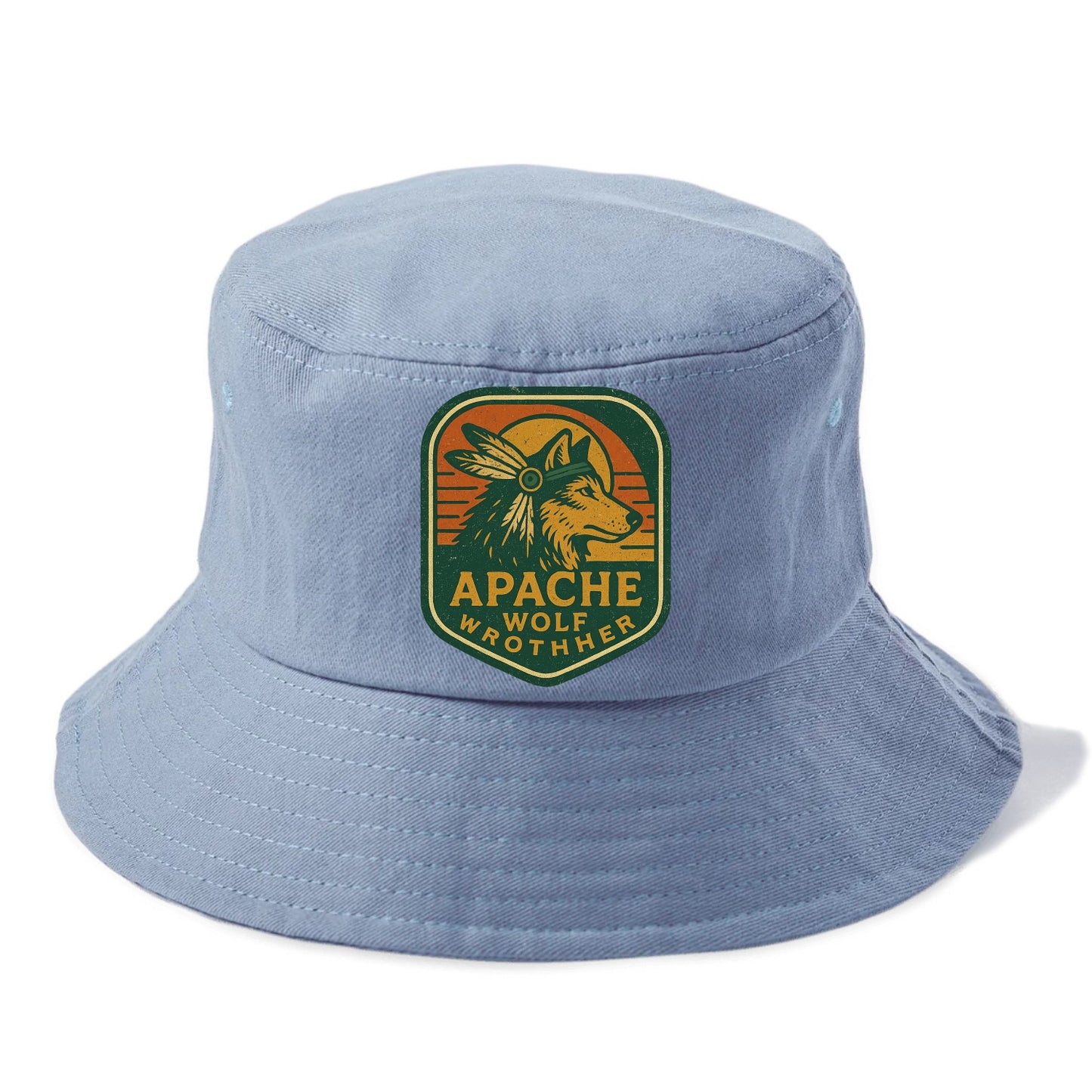 Apache Wolf Brother - Bucket Hat - Summer Sky(Blue)