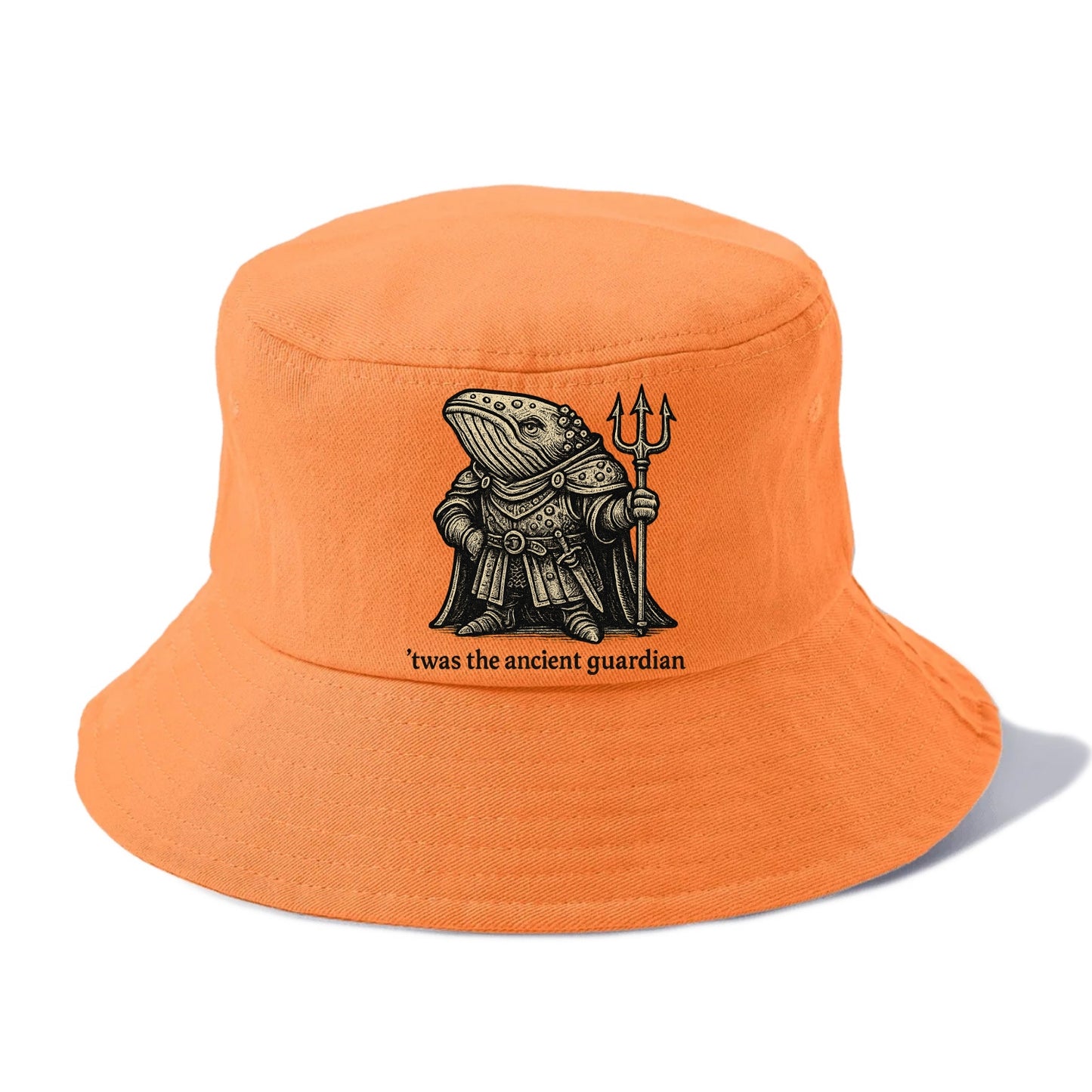 Whale Ancient Guardian - Bucket Hat - Terracotta Clay(Orange)