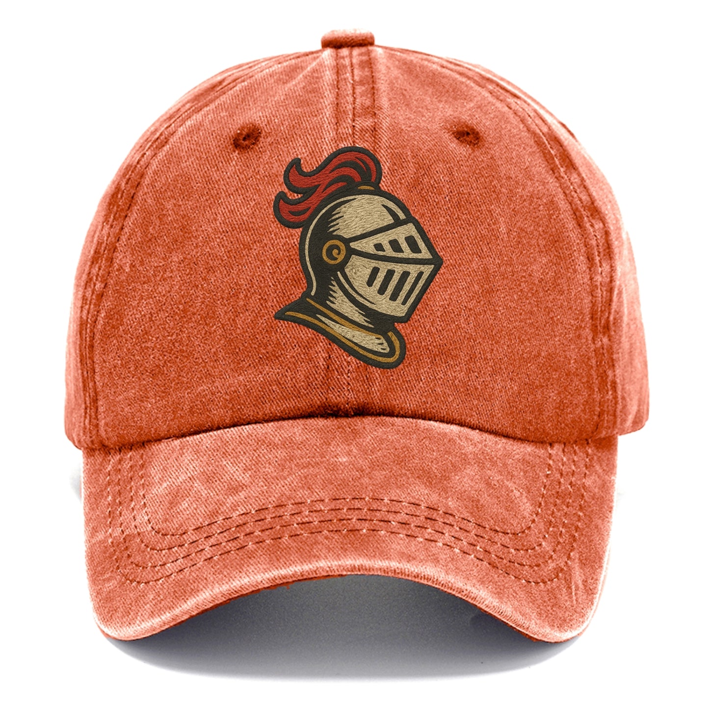 Knight Helmet - Classic Cap - Terracotta Clay(Orange)