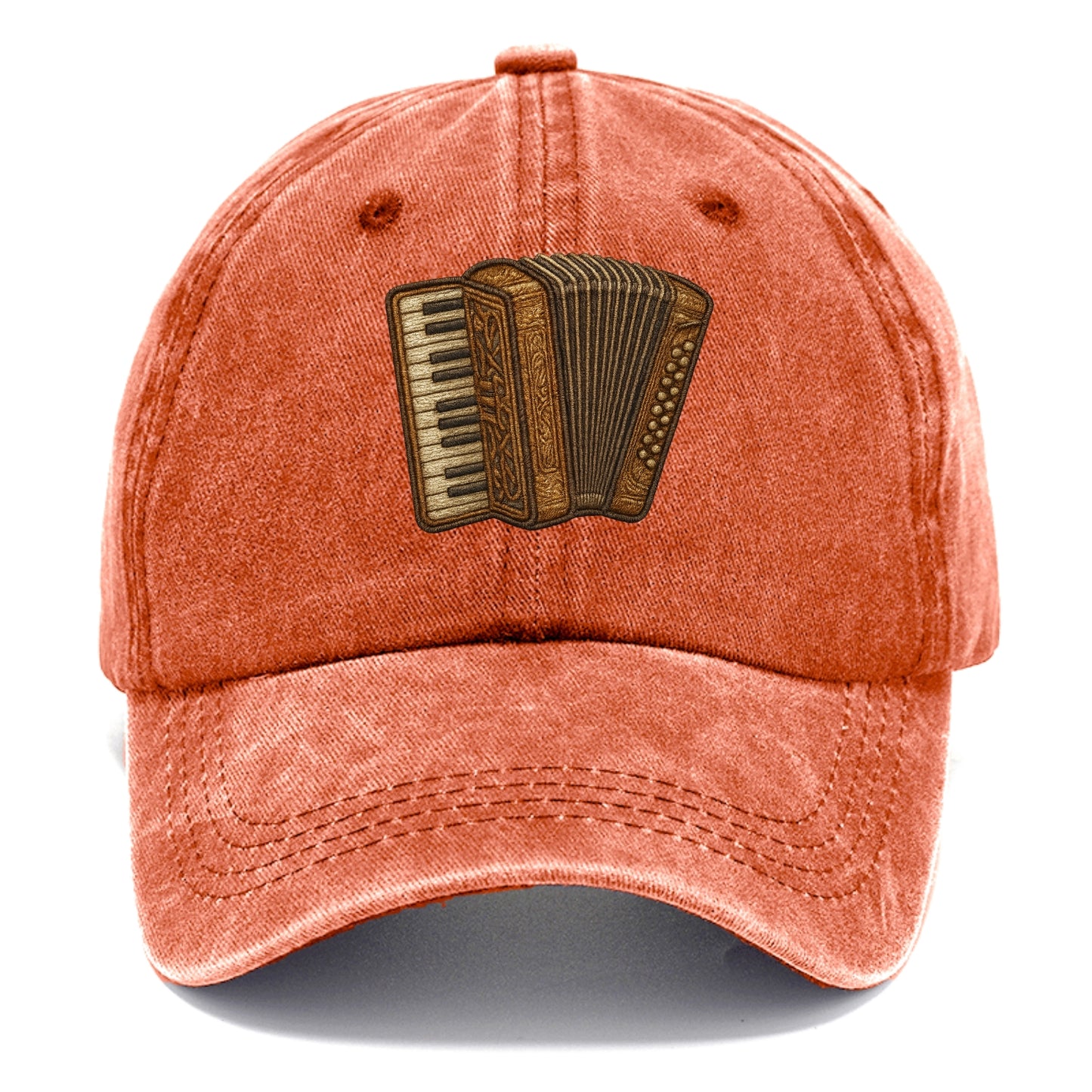 Accordion - Classic Cap - Terracotta Clay(Orange)