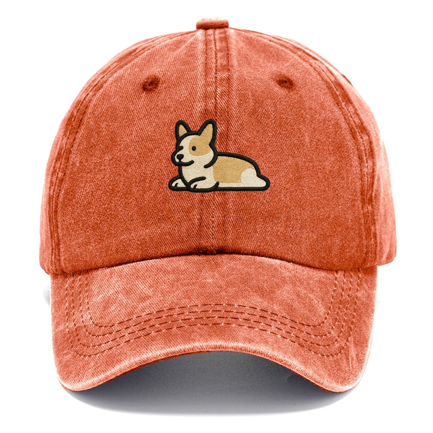 Corgi - Sploot lying position - Classic Cap - Terracotta Clay(Orange)