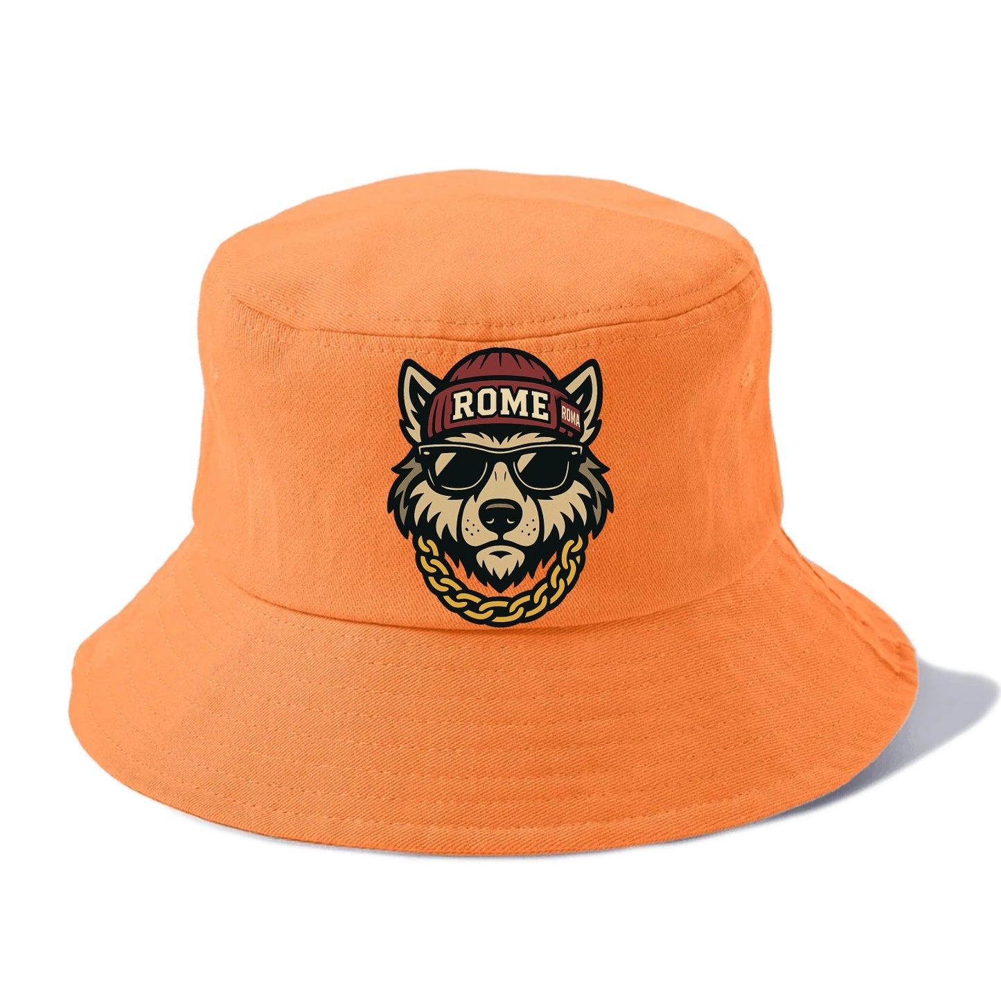 Rome Wolf - Bucket Hat - Terracotta Clay(Orange)