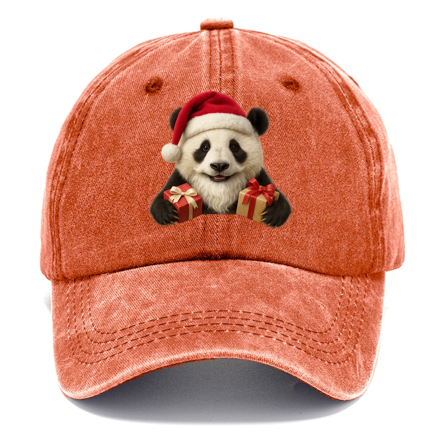 Santa Panda - Classic Cap - Terracotta Clay(Orange)