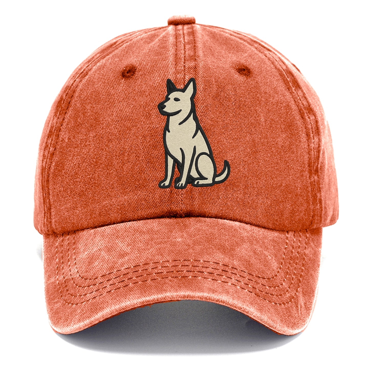 German Sheprador - German Shepherd Lab m Classic Cap - Terracotta Clay(Orange)
