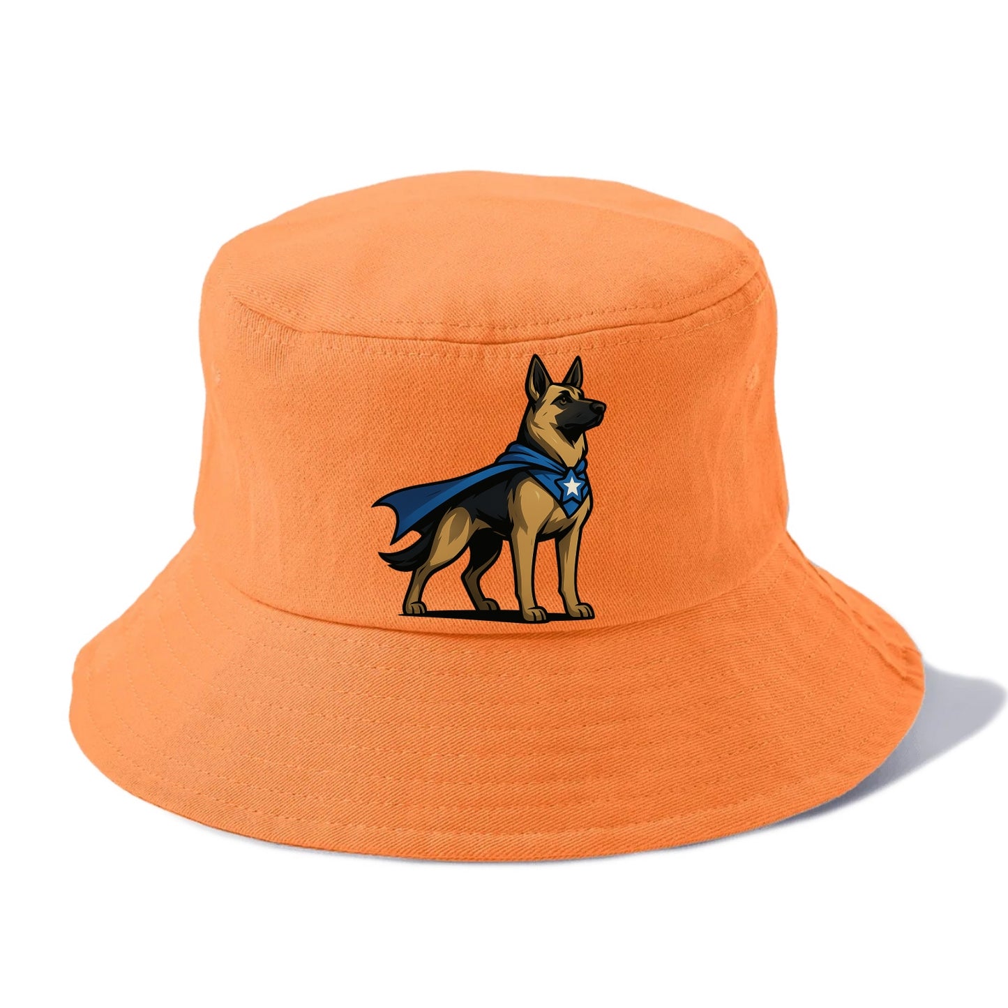 German Shepherd Patriotic Hero - Bucket Hat - Terracotta Clay(Orange)