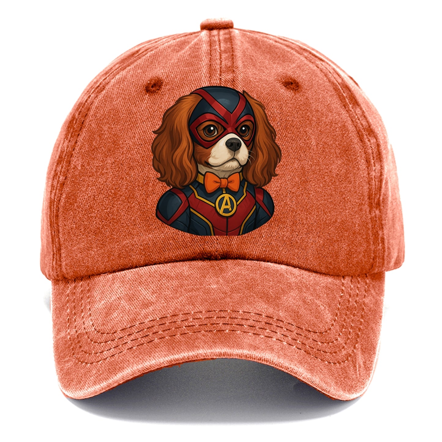 Cavalier King Charles Friendly Hero - Classic Cap - Terracotta Clay(Orange)