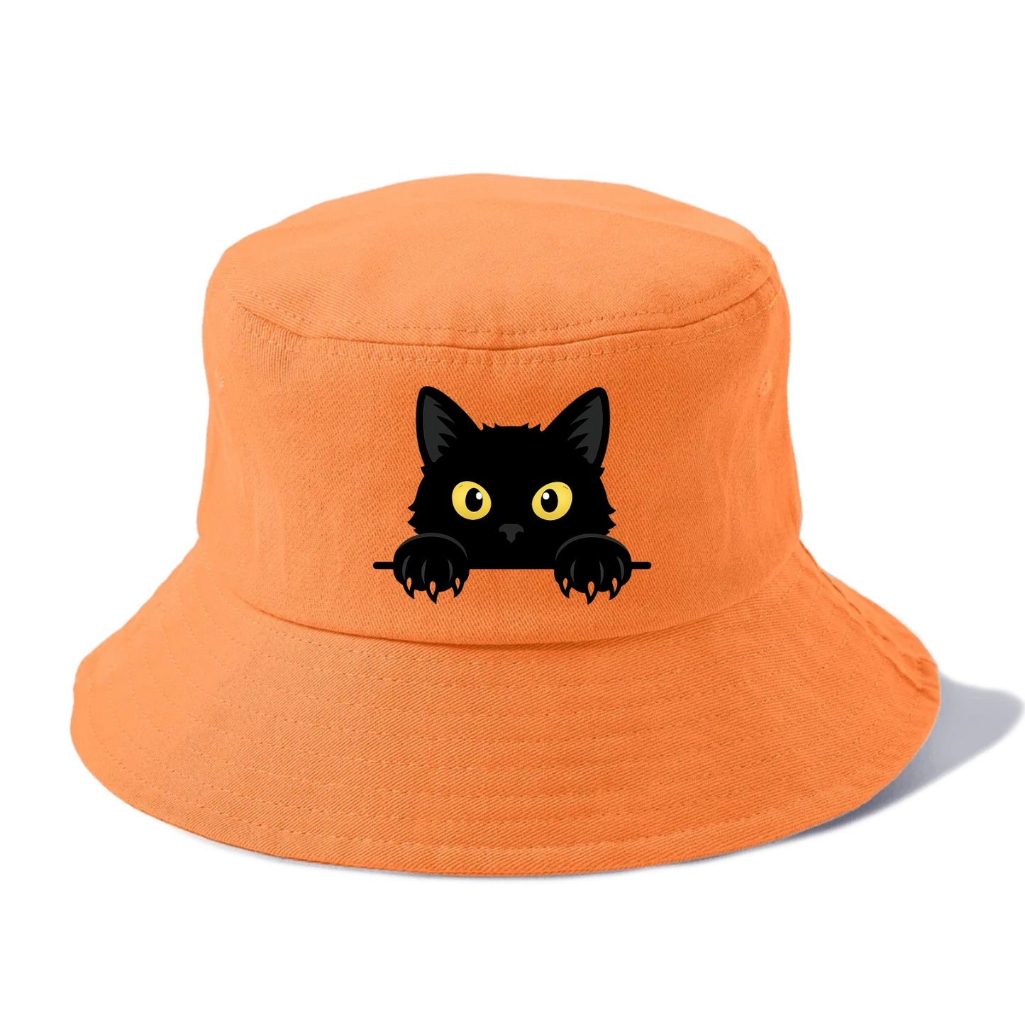 Black Cat - Bucket Hat - Terracotta Clay(Orange)
