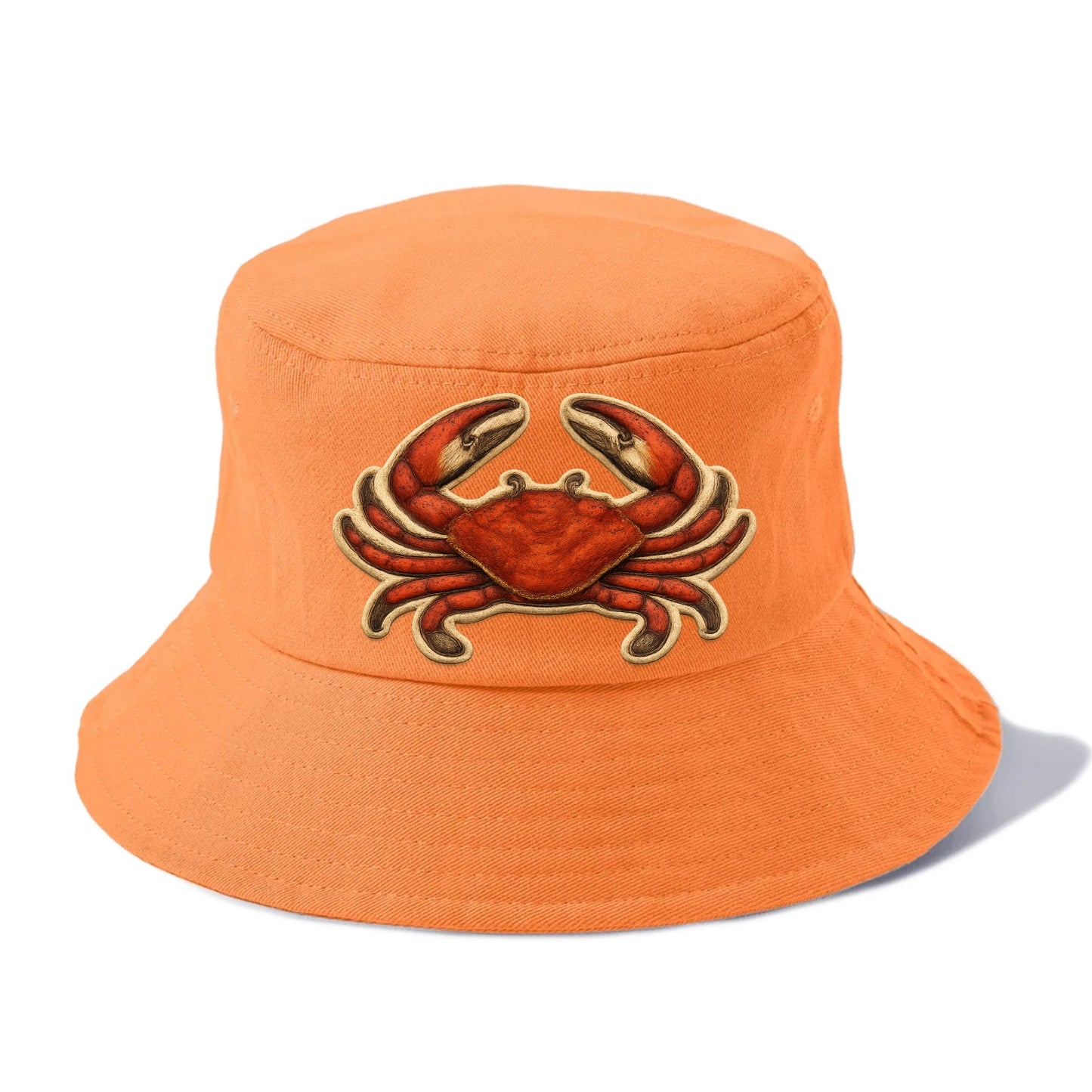 CRAB CLAWS - red crab in scarlet and orange , seafood - Bucket Hat - Terracotta Clay(Orange)