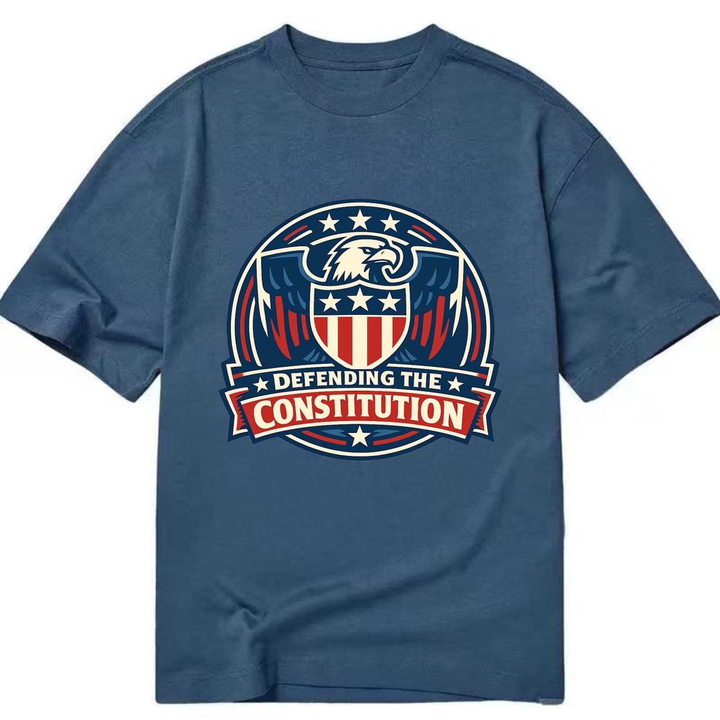 Defend Constitution - Classic T-shirt - Twilight Navy(Blue)
