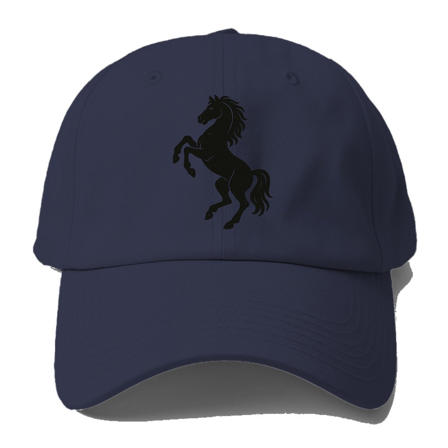 Stallion rearing on hind legs - Baseball Cap - Twilight Navy(Blue)