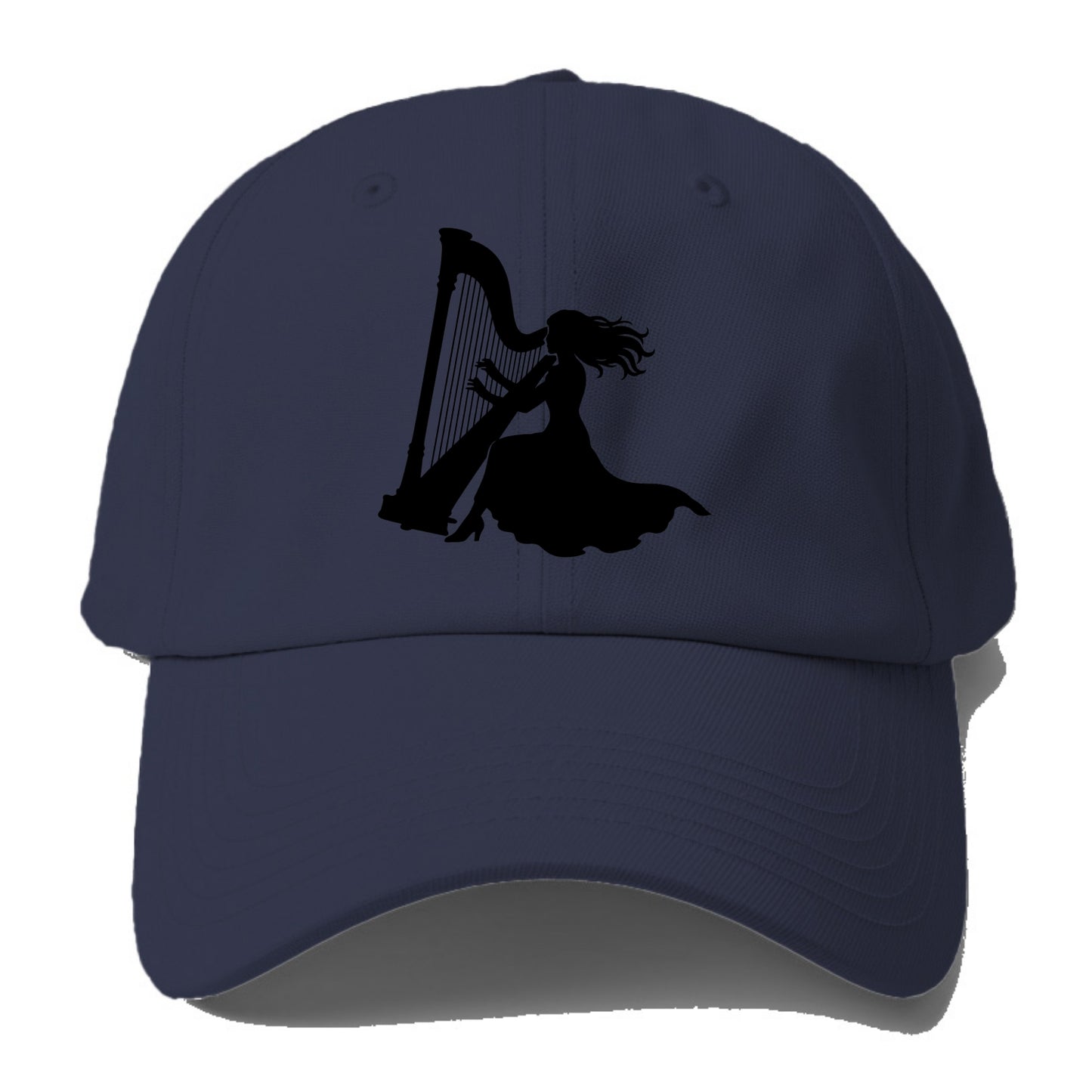 Harpist playing ethereal melody - Baseball Cap For Big Heads - Twilight Navy(Blue)