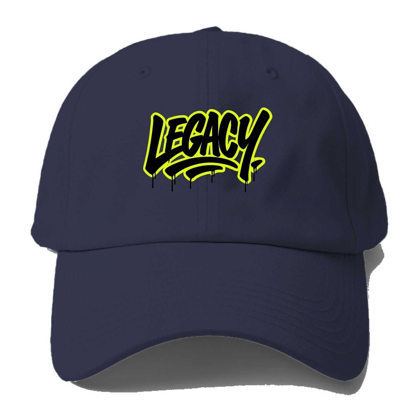 Bold typography design - "LEGACY" - what you leave behind, lasting - Baseball Cap For Big Heads - Twilight Navy(Blue)