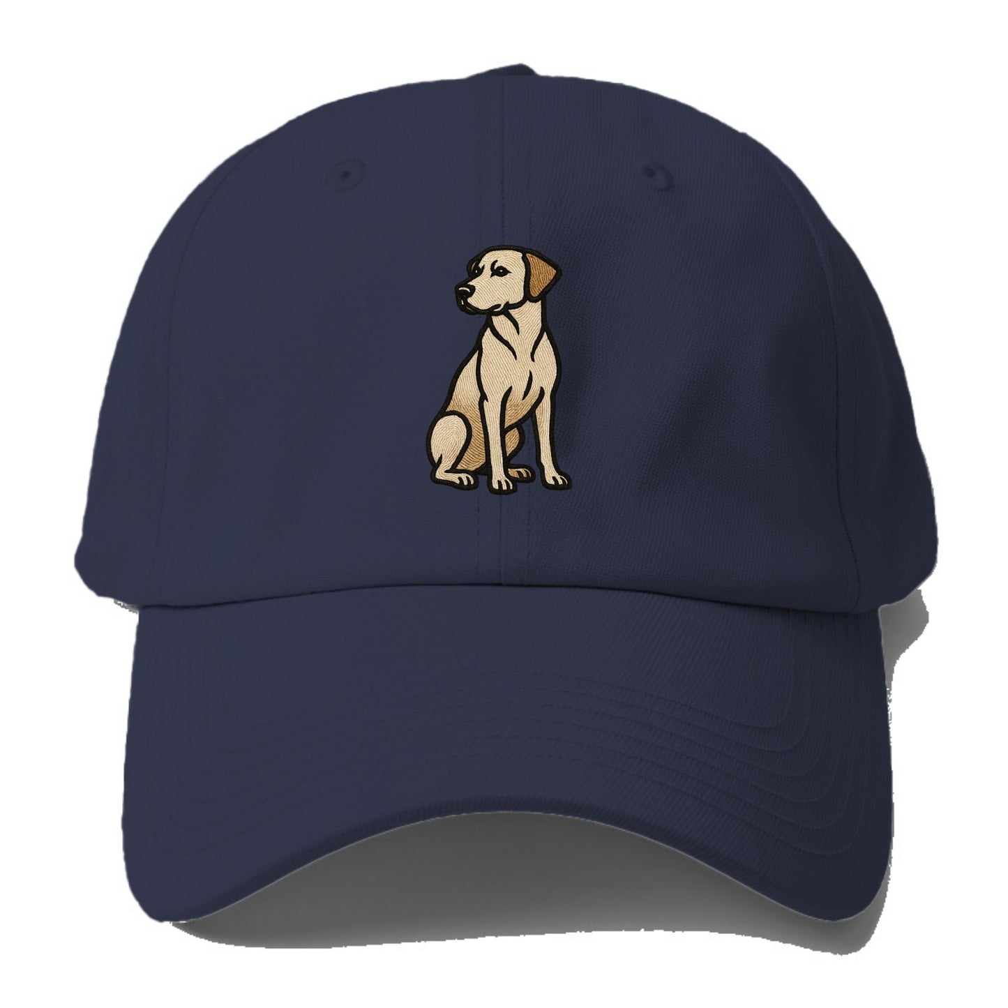 Rhodesian Ridgeback - Red wheaten sittin Baseball Cap For Big Heads - Twilight Navy(Blue)