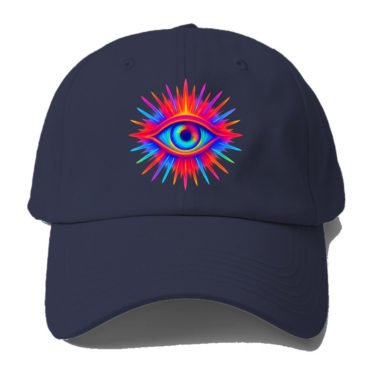Rainbow Third Eye - Prismatic eye radiat Baseball Cap - Twilight Navy(Blue)