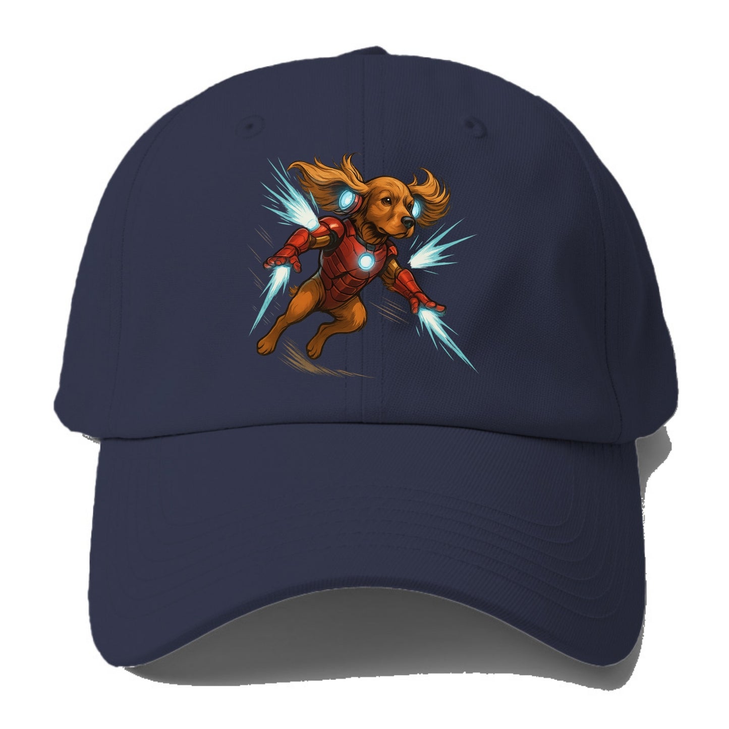 Cocker Spaniel Iron Man - Baseball Cap - Twilight Navy(Blue)