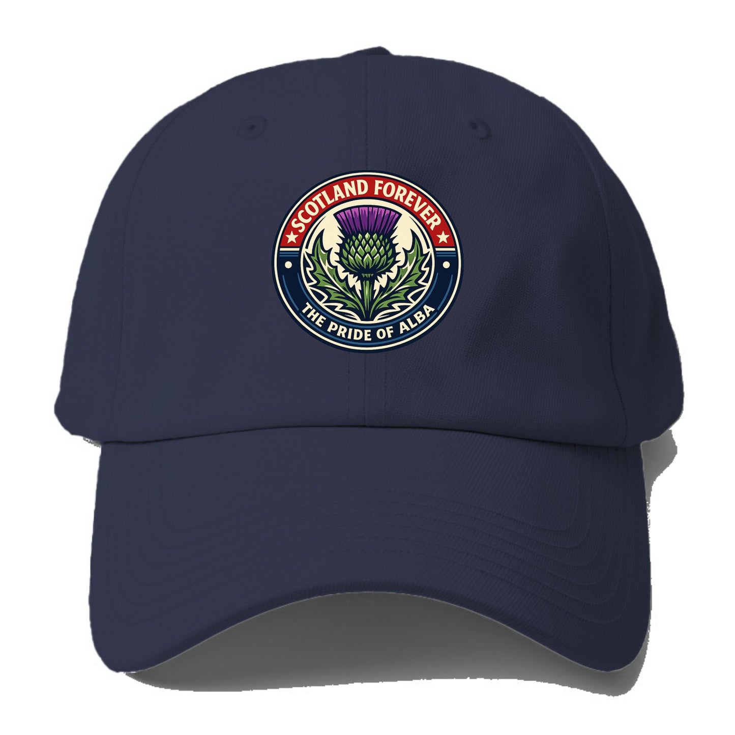 Highland Heritage Emblem - Baseball Cap For Big Heads - Twilight Navy(Blue)