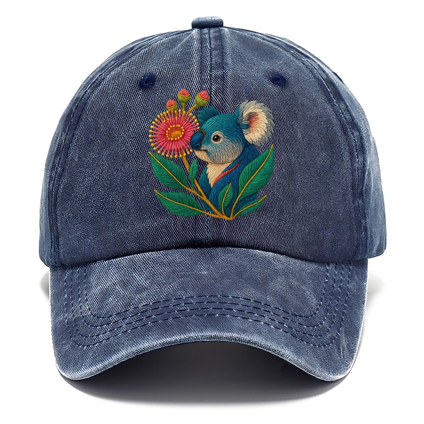Koala Eucalyptus Bloom - Classic Cap - Twilight Navy(Blue)