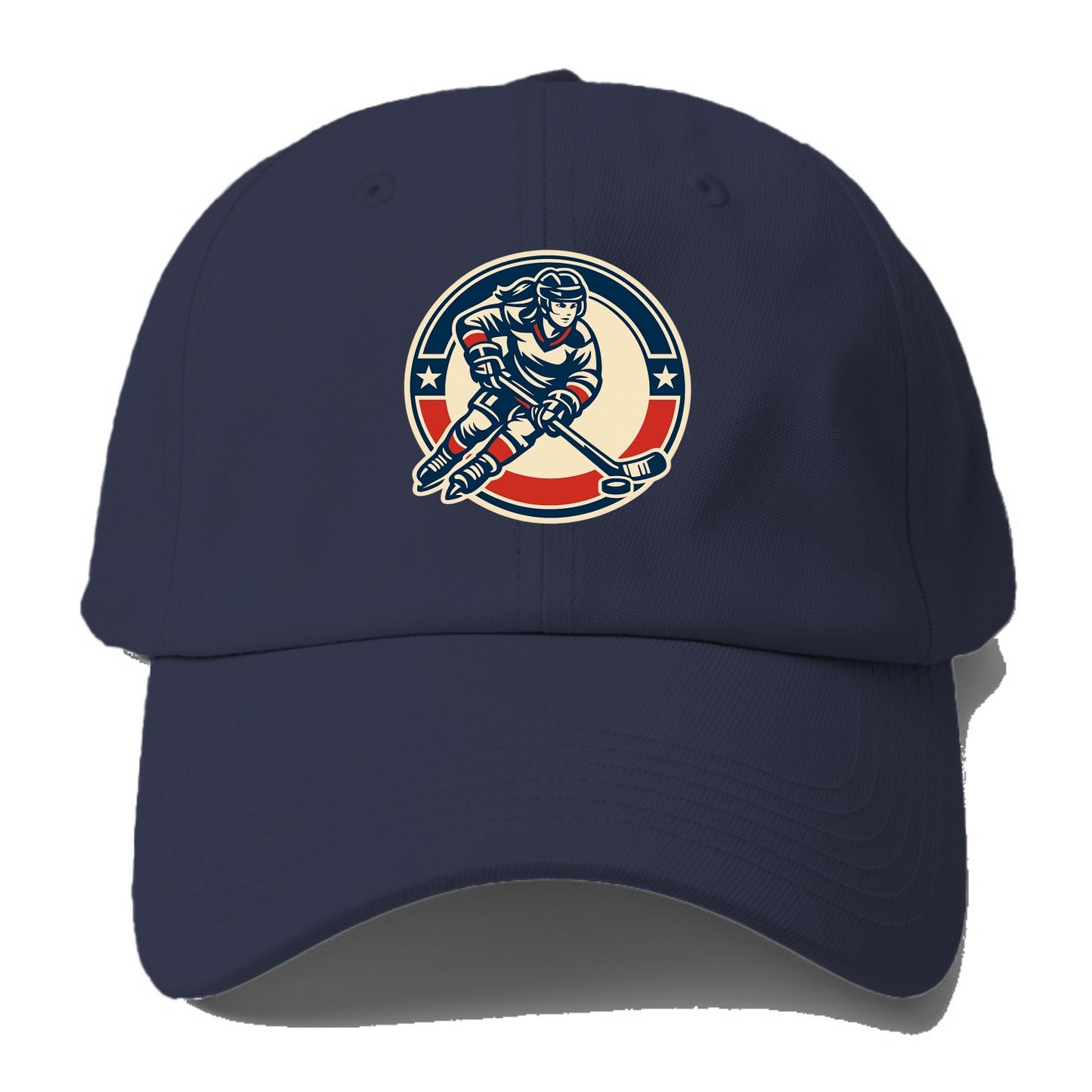 Fearless Ice Warrior - Baseball Cap For Big Heads - Twilight Navy(Blue)