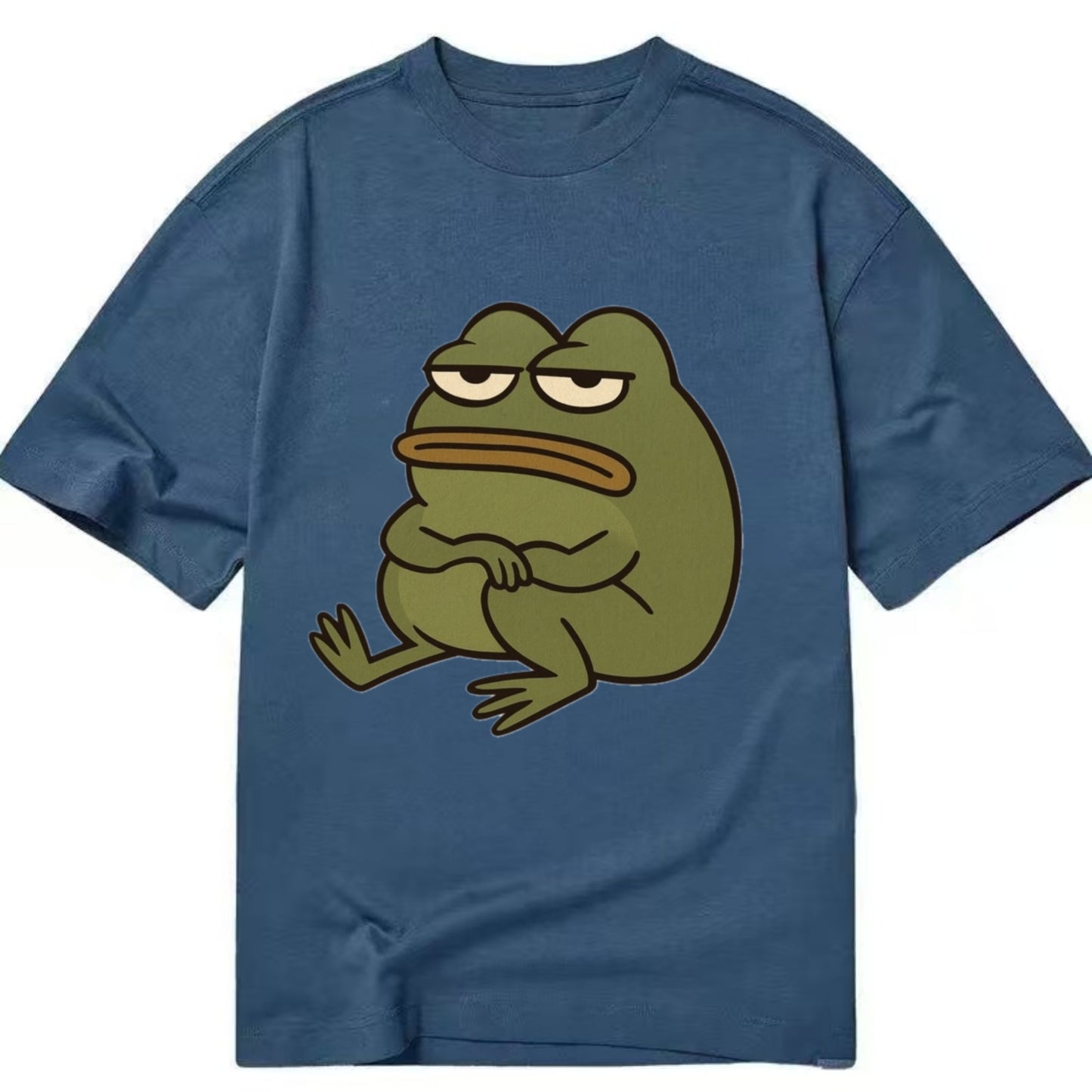 The Frog Judges Silently - Classic T-shirt - Twilight Navy(Blue)