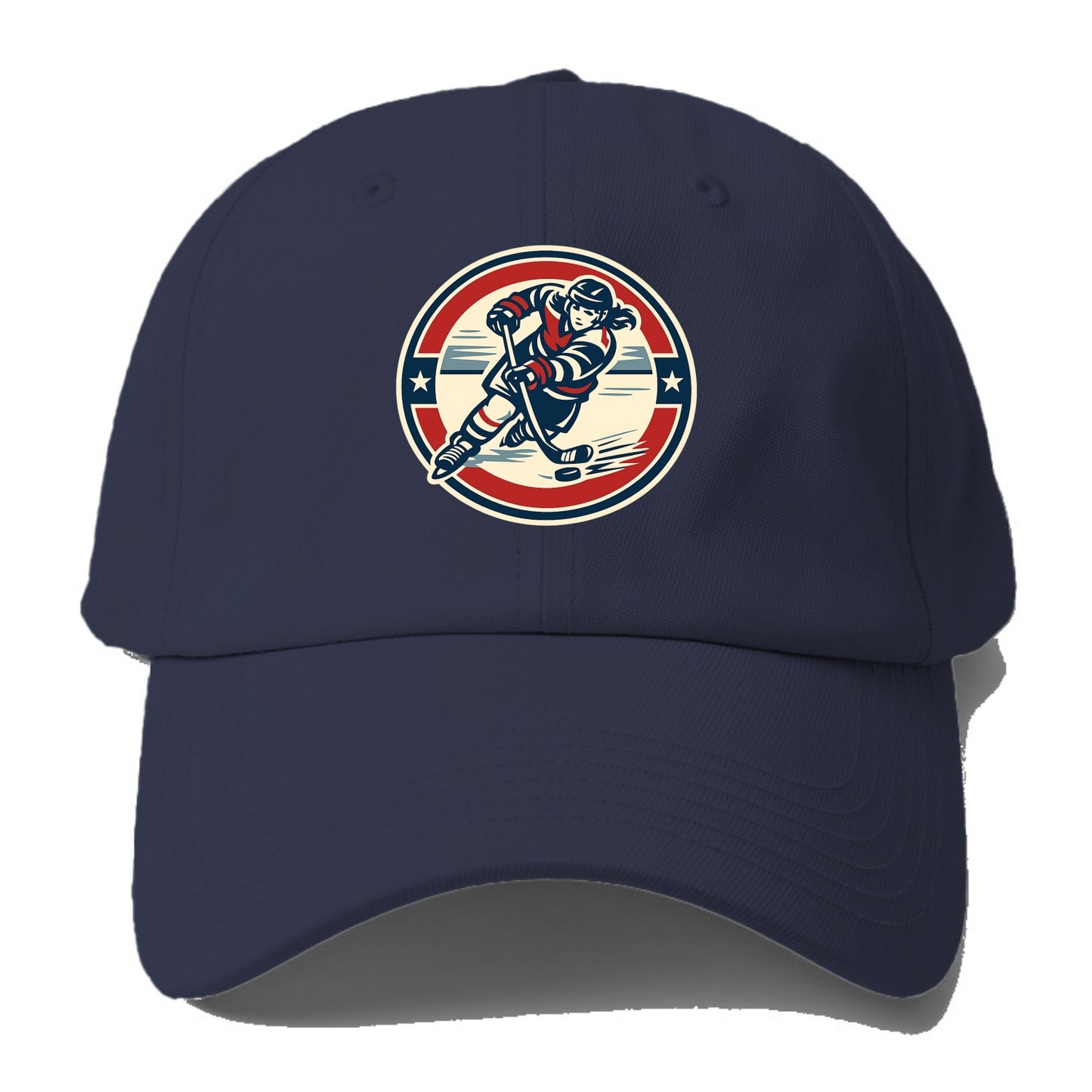 Fierce Ice Queen Emblem - Baseball Cap For Big Heads - Twilight Navy(Blue)