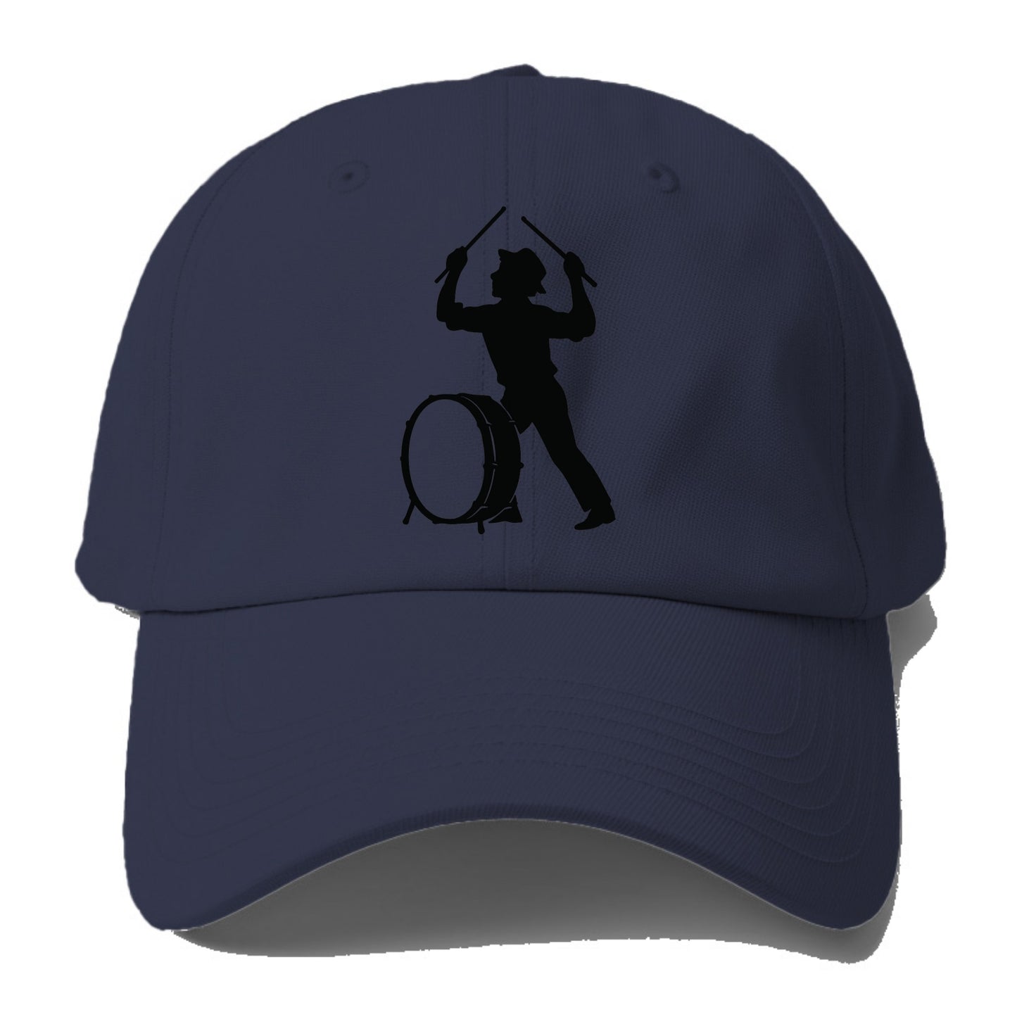 Drummer with drumsticks raised high - Baseball Cap For Big Heads - Twilight Navy(Blue)