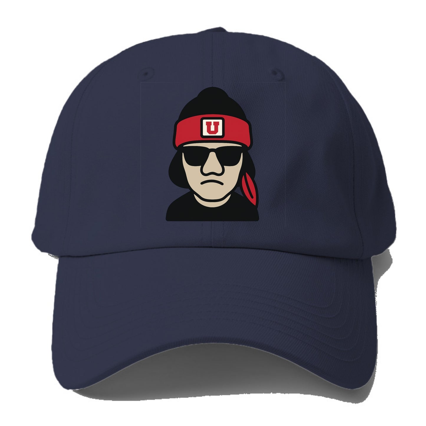 Salt Lake Ute wearing Utah beanie with U patch - Baseball Cap - Twilight Navy(Blue)