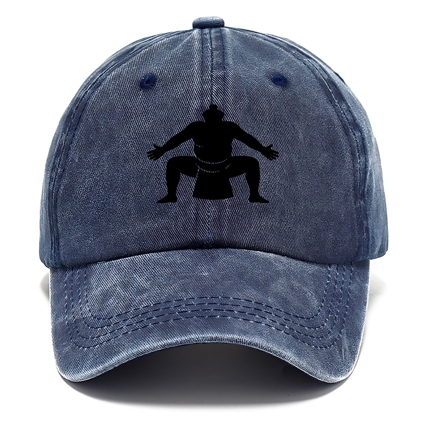 Japanese sumo wrestler ceremonial stance - Classic Cap - Twilight Navy(Blue)