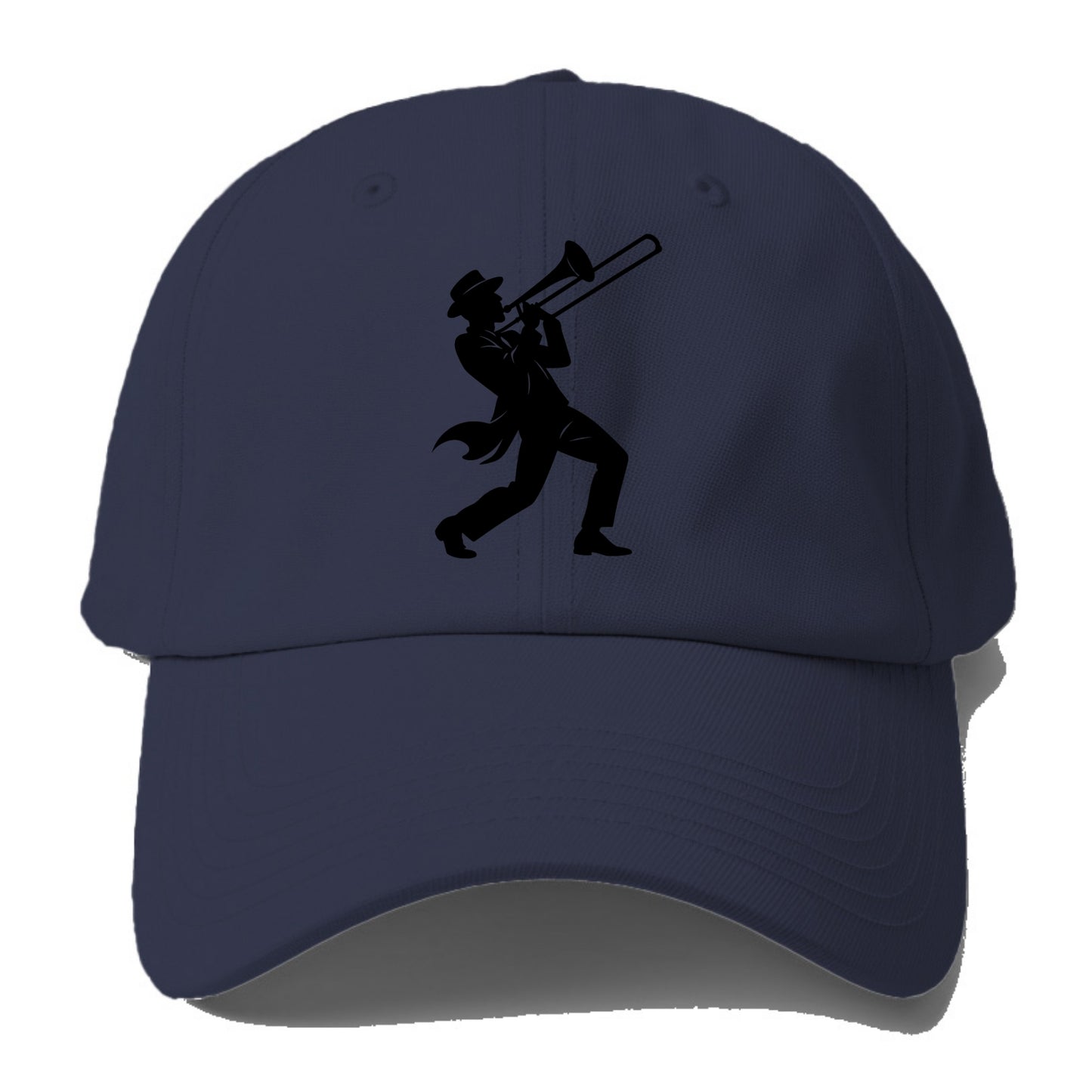 Trombone player jazz improvisation - Baseball Cap For Big Heads - Twilight Navy(Blue)