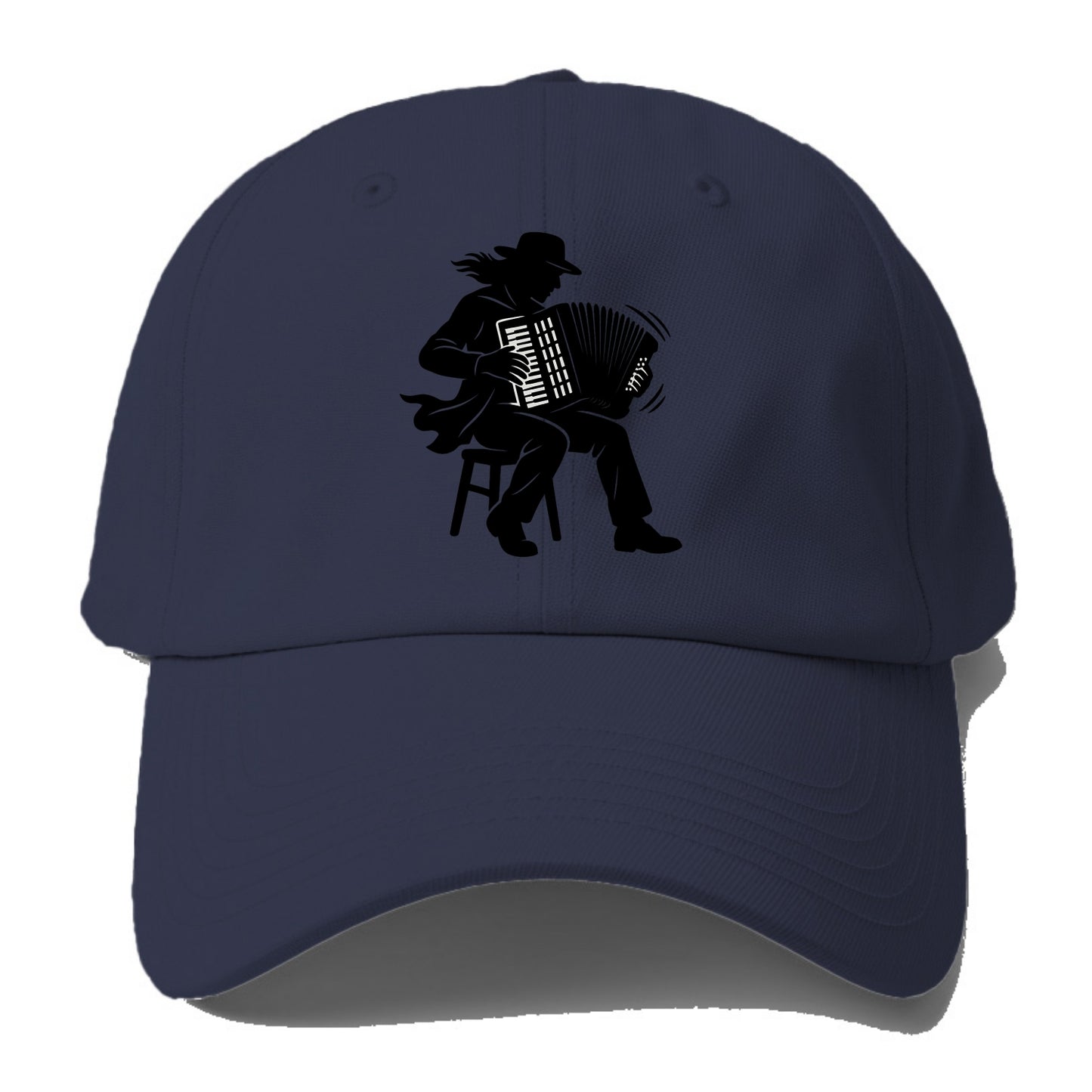 Accordion player street musician - Baseball Cap - Twilight Navy(Blue)