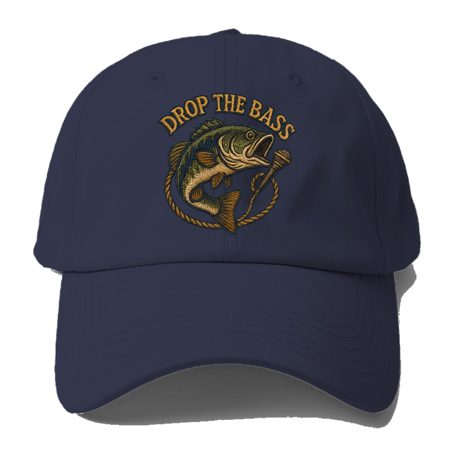Drop The Bass - Baseball Cap - Twilight Navy(Blue)