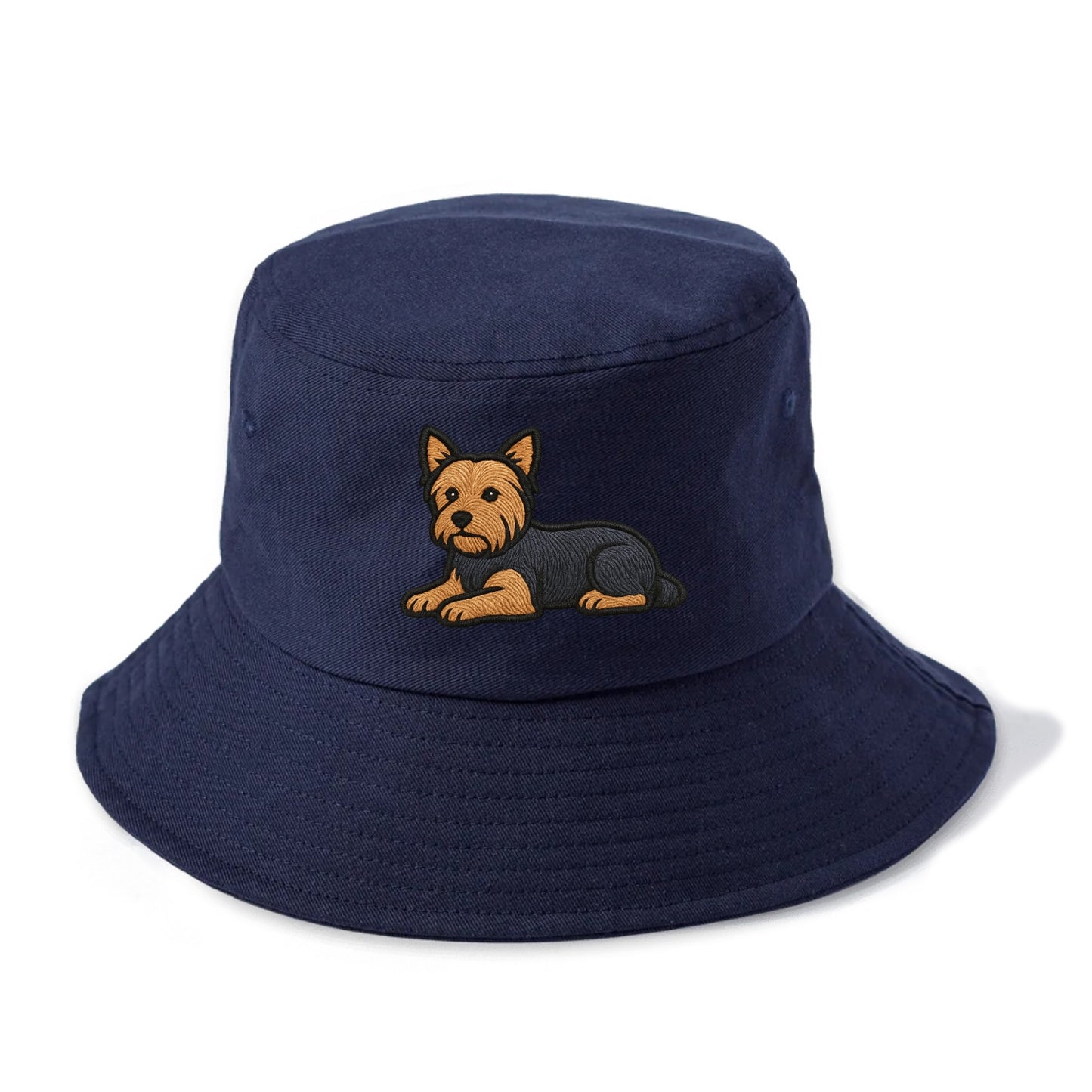 Yorkshire Terrier - Blue and tan relaxed Bucket Hat - Twilight Navy(Blue)
