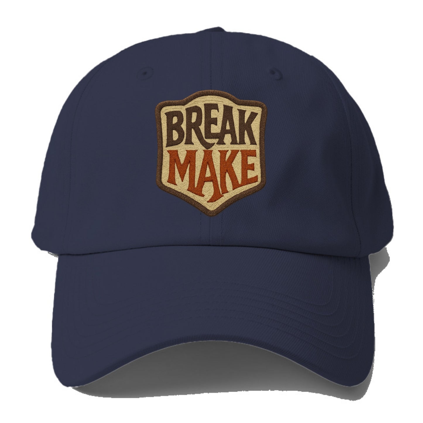 BREAK;MAKE THE RULES Rebel Red Snapback - Baseball Cap - Twilight Navy(Blue)