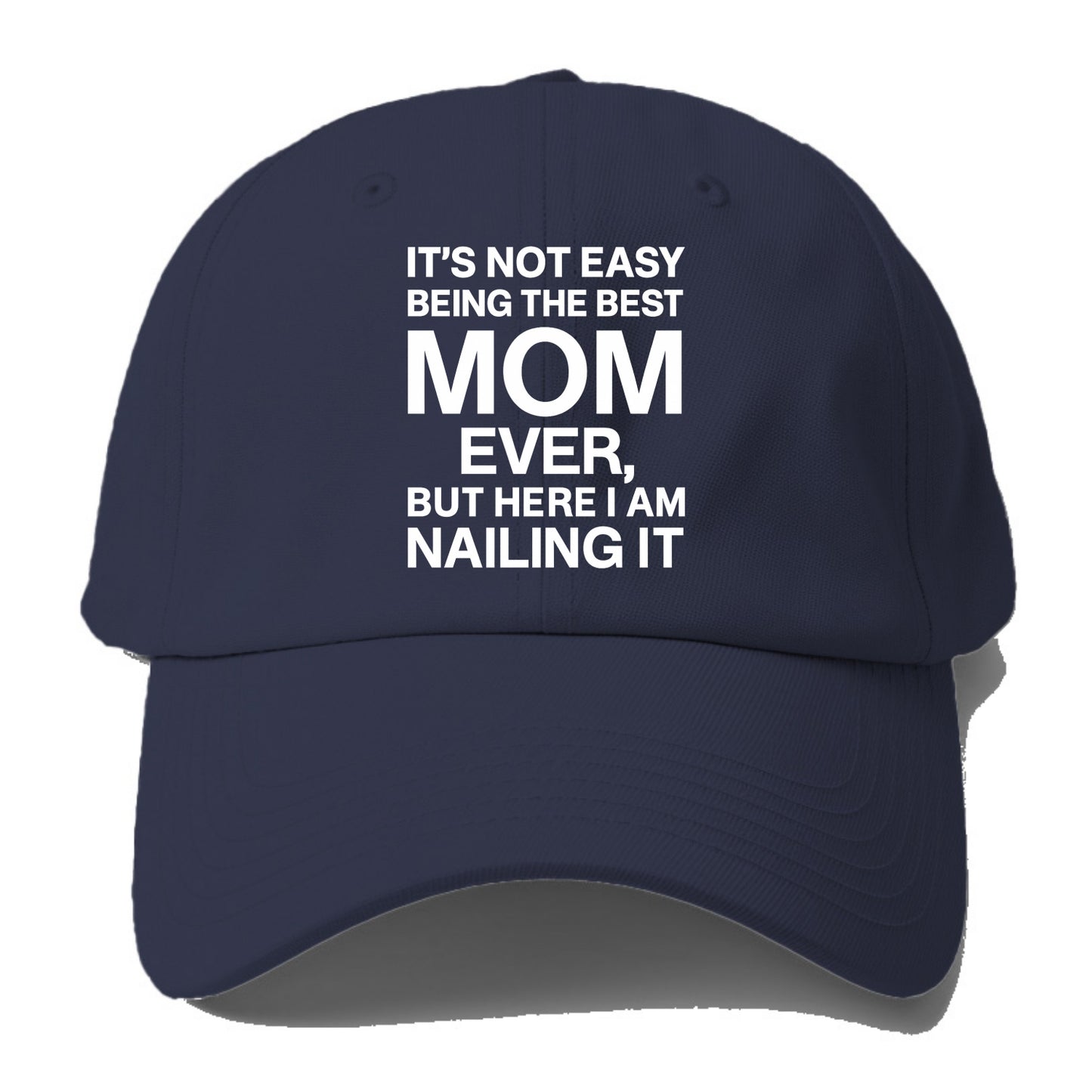 It's not easy being the best HUSBAND ever, but here I am nailing it - Baseball Cap For Big Heads - Twilight Navy(Blue)