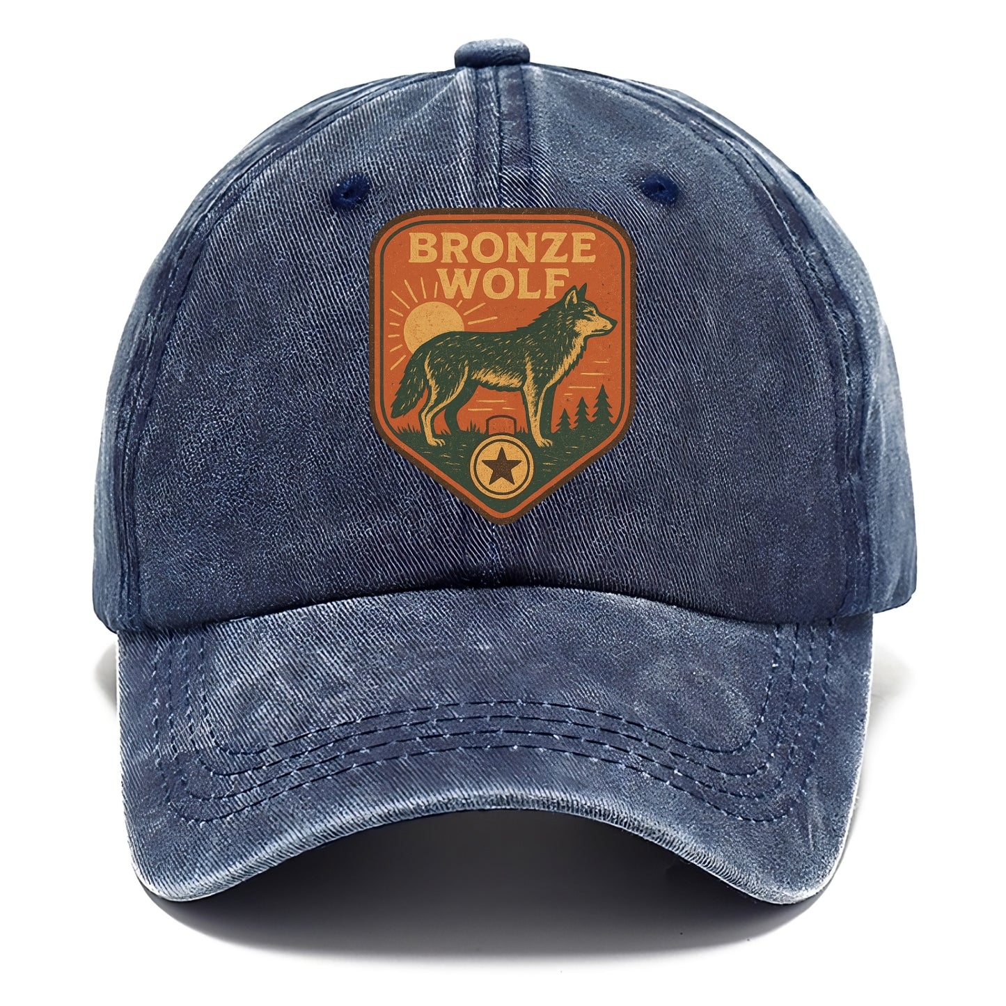 Bronze Wolf Medal - Classic Cap - Twilight Navy(Blue)