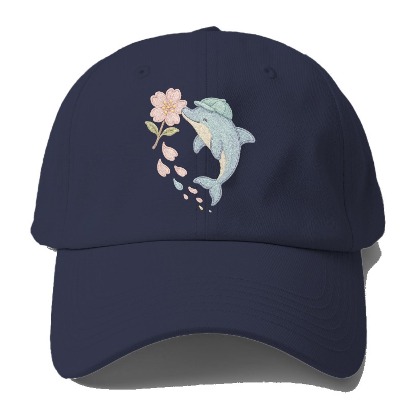 Dolphin Sakura Leap - Baseball Cap - Twilight Navy(Blue)