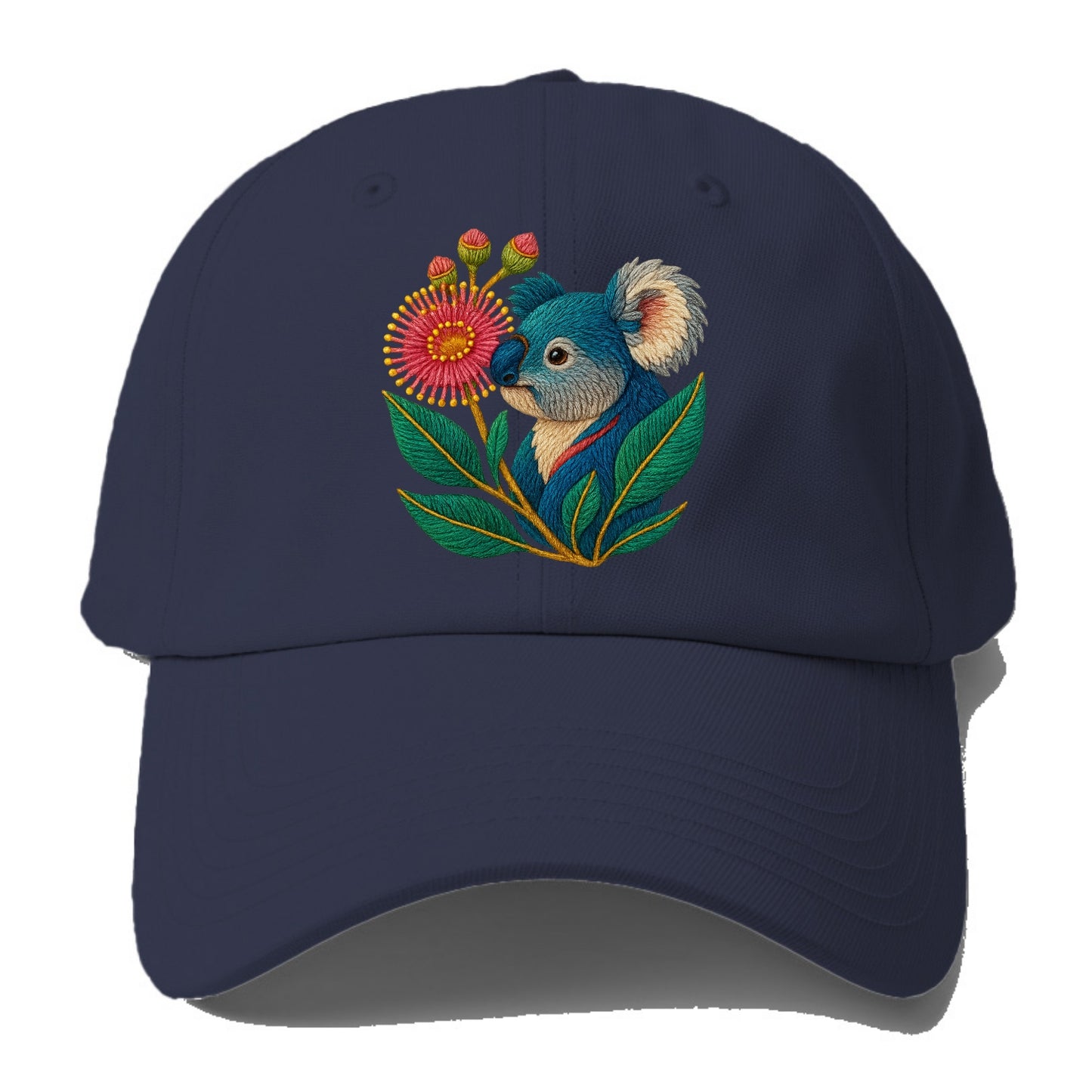 Koala Eucalyptus Bloom - Baseball Cap - Twilight Navy(Blue)