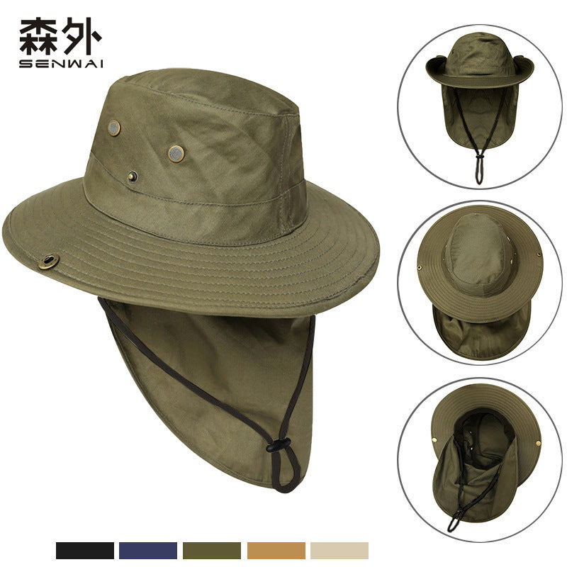 UV Protection Summer Hat - Breathable Quick-Dry Outdoor Cap for Men