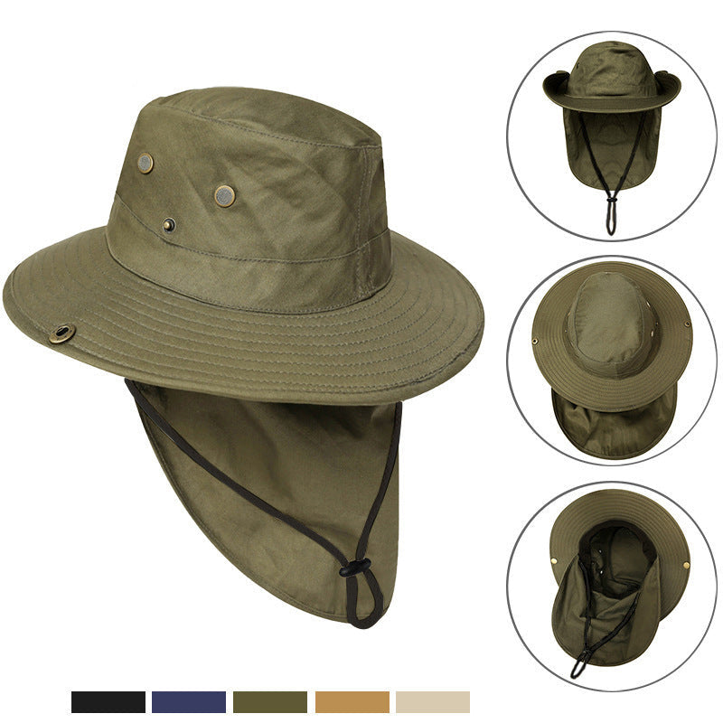 UV Protection Summer Hat - Breathable Quick-Dry Outdoor Cap for Men