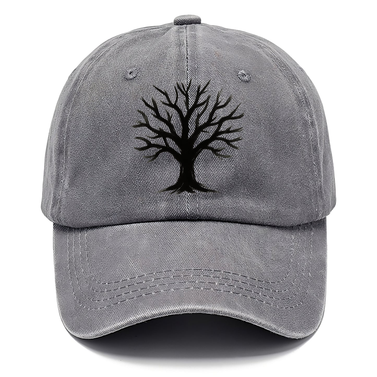 Tree with many branches - community strength ink art - Classic Cap - Urban Haze(Grey)