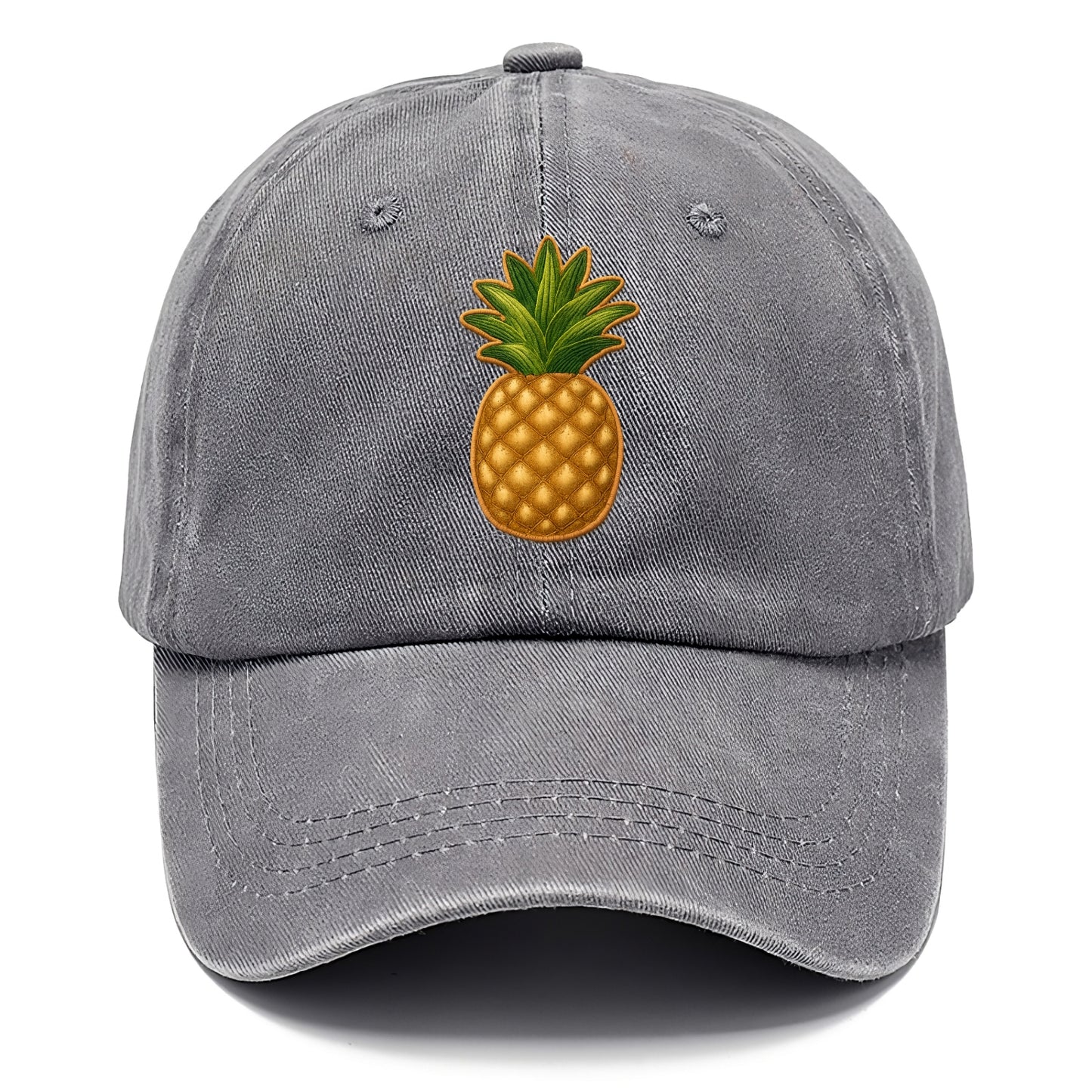 PINEAPPLE CROWN - tropical fruit in yellow and green , hospitality - Classic Cap - Urban Haze(Grey)