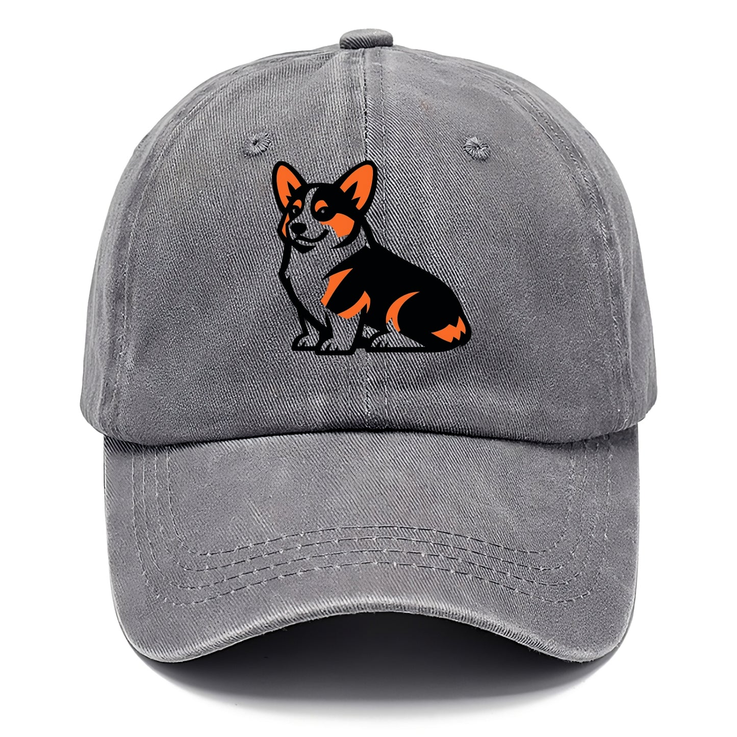 Tricolor Corgi Charm - Classic Cap - Urban Haze(Grey)
