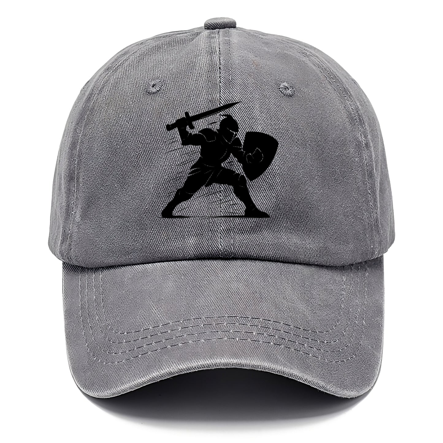 Knight with sword and shield - Classic Cap - Urban Haze(Grey)
